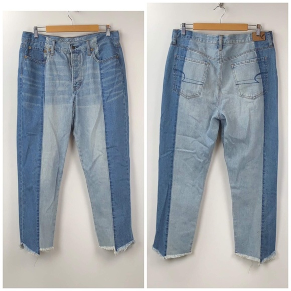 American Eagle Outfitters Denim - 🎃American Eagle Raw Edge Vintage Hi-rise Jeans